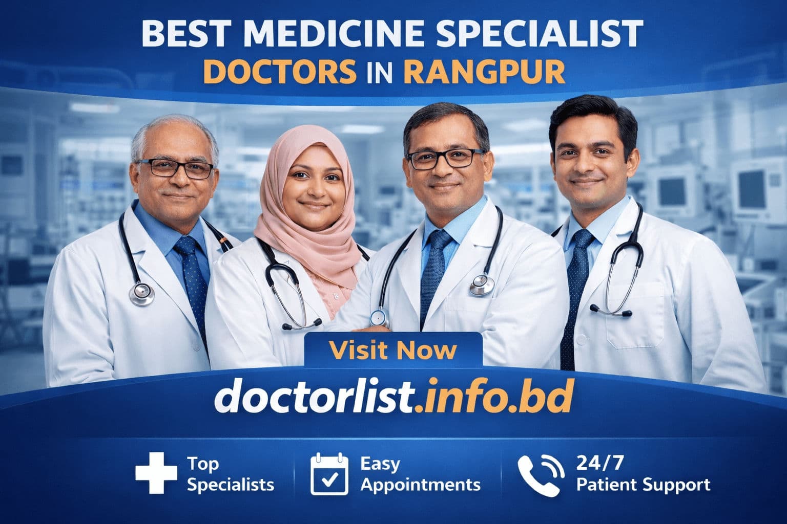 Best Medicine Specialist in Rangpur | রংপুরের সেরা মেডিসিন বিশেষজ্ঞ ডাক্তার 