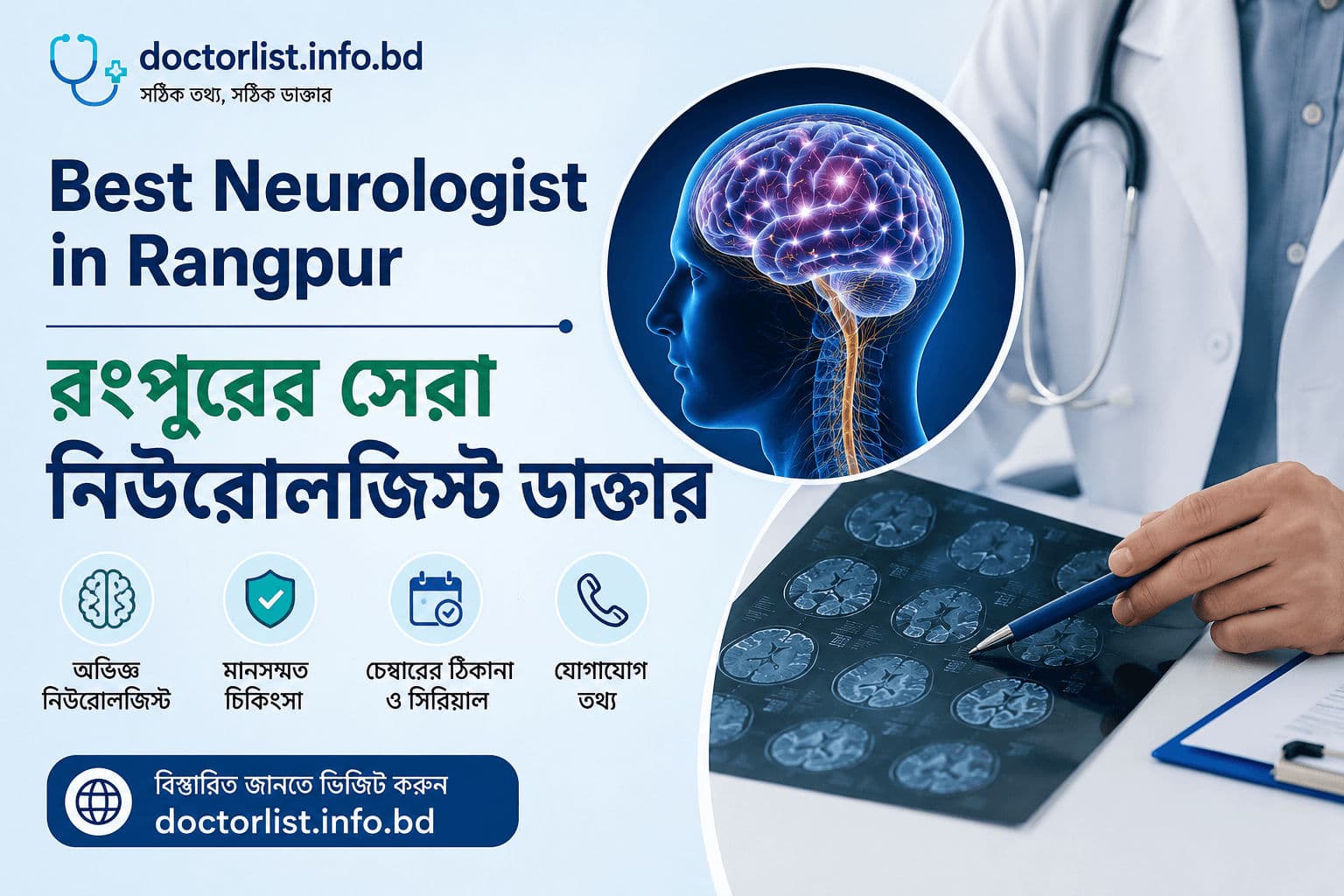 Best Neurologist in Rangpur | রংপুরের সেরা নিউরোলজিস্ট ডাক্তার