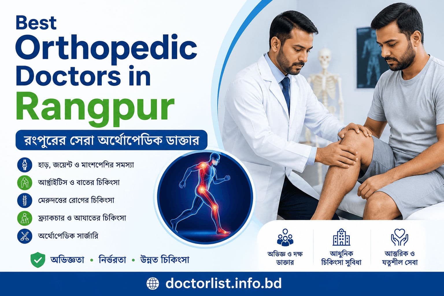 Best Orthopedic Doctors in Rangpur | রংপুরের সেরা অর্থোপেডিক ডাক্তার