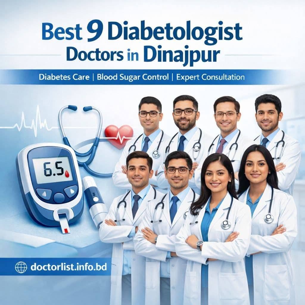 Best Diabetologists & Endocrinologists in Dinajpur | দিনাজপুরের সেরা ডায়াবেটিস বিশেষজ্ঞ